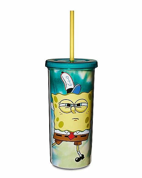 Outlet ❤️ SpongeBob Be Weird Cup with Straw 20 oz. - SpongeBob SquarePants 🔥