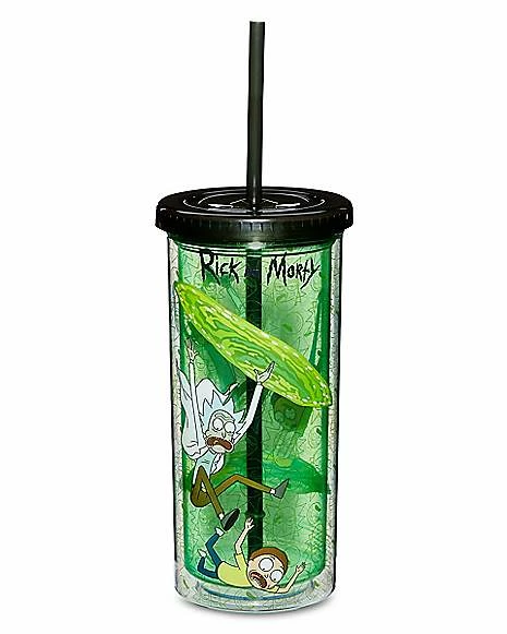 Deals ๐ Rick and Morty Portal Cup with Straw - 20 oz. ๐งจ - Image 2