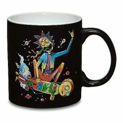 Best Sale 🥰 Rick and Morty Skateboard Coffee Mug - 20 oz. 🥰