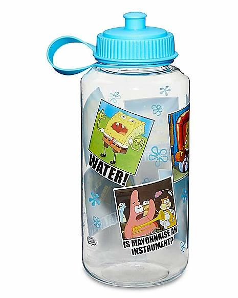 New 🎉 Funny Scenes SpongeBob SquarePants Water Bottle - 32 oz. 😀 3 New 🎉 Funny Scenes SpongeBob SquarePants Water Bottle - 32 oz. 😀