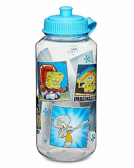 New 🎉 Funny Scenes SpongeBob SquarePants Water Bottle - 32 oz. 😀 4 New 🎉 Funny Scenes SpongeBob SquarePants Water Bottle - 32 oz. 😀 - Image 2