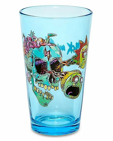 Budget ๐คฉ Skull Rick and Morty Pint Glass - 16 oz. โจ 4 Budget ๐คฉ Skull Rick and Morty Pint Glass - 16 oz. โจ - Image 2
