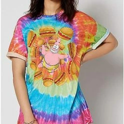 Wholesale 👏 Tie Dye Patrick Krabby Patties T 👕 Shirt - SpongeBob SquarePants ✨