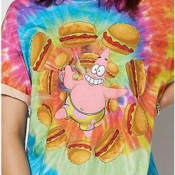 Alternative view of Wholesale 👏 Tie Dye Patrick Krabby Patties T 👕 Shirt - SpongeBob SquarePants ✨