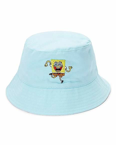 Wholesale 🥰 SpongeBob SquarePants Reversible Bucket Hat 🛒 2 Wholesale 🥰 SpongeBob SquarePants Reversible Bucket Hat 🛒
