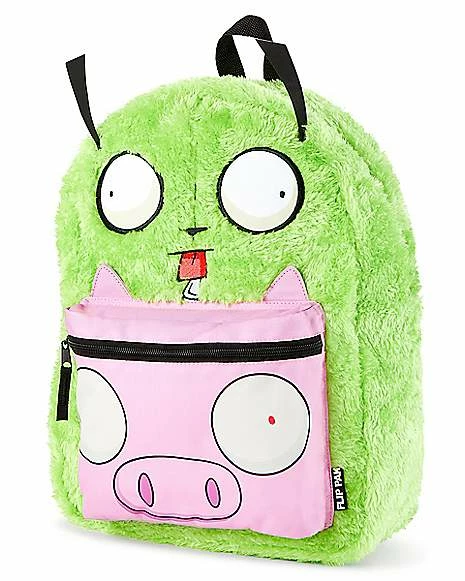 Wholesale ✨ Gir Pig Reversible 🎒 Backpack - Invader Zim 🔥 4 Wholesale ✨ Gir Pig Reversible 🎒 Backpack - Invader Zim 🔥 - Image 3