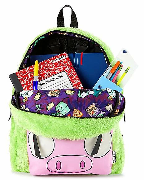 Wholesale ✨ Gir Pig Reversible 🎒 Backpack - Invader Zim 🔥 7 Wholesale ✨ Gir Pig Reversible 🎒 Backpack - Invader Zim 🔥 - Image 6