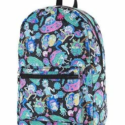 Hot Sale 😍 Rick and Morty All Over Print Portal 🎒 Backpack 💯 -Spencer's Shop 03886033 c