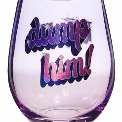 New 👍 Dump Him Bratz Stemless Glass - 22 oz. ✨