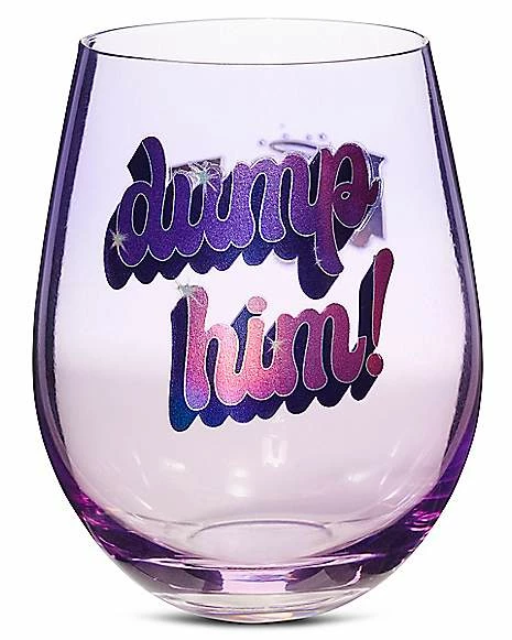 New ๐ Dump Him Bratz Stemless Glass - 22 oz. โจ 3 New ๐ Dump Him Bratz Stemless Glass - 22 oz. โจ