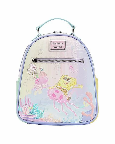 Deals ๐ Loungefly Pastel Jellyfish Mini ๐ Backpack - SpongeBob SquarePants ๐