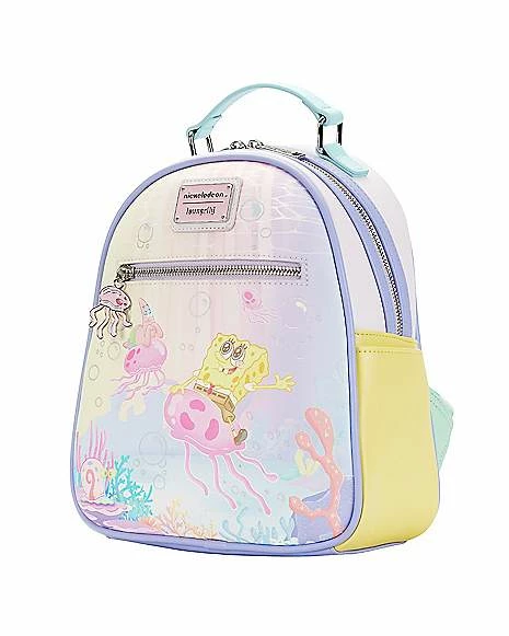 Deals ๐ Loungefly Pastel Jellyfish Mini ๐ Backpack - SpongeBob SquarePants ๐ - Image 2