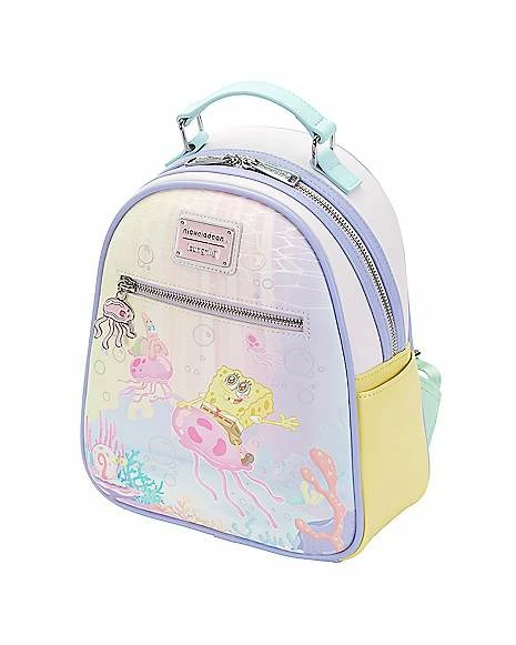 Deals ๐ Loungefly Pastel Jellyfish Mini ๐ Backpack - SpongeBob SquarePants ๐ - Image 3