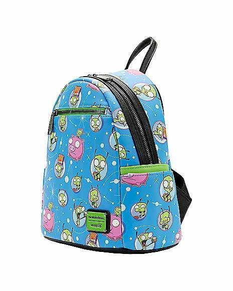 Budget 🌟 Loungefly Invader Zim Mini 🎒 Backpack - Nickelodeon 🔥 4 Budget 🌟 Loungefly Invader Zim Mini 🎒 Backpack - Nickelodeon 🔥 - Image 2