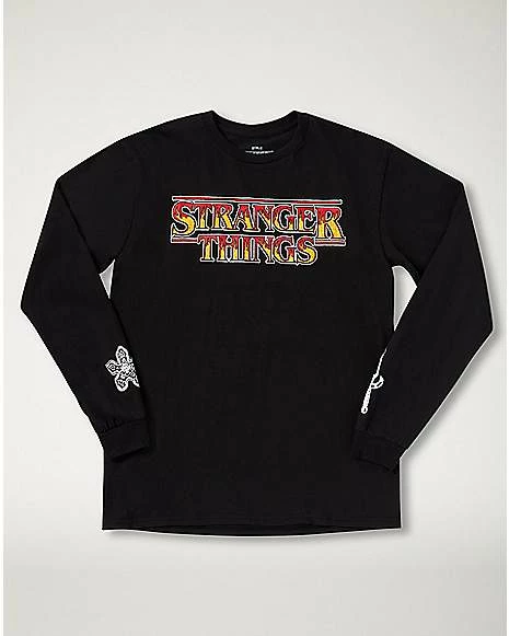 Discount ๐ Demogorgon Hunter Long Sleeve T ๐ Shirt - Stranger Things ๐ 3 Discount ๐ Demogorgon Hunter Long Sleeve T ๐ Shirt - Stranger Things ๐