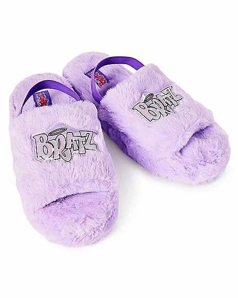 Cheap ๐งจ Fuzzy Purple Spa Slippers - Bratz ๐ 3 Cheap ๐งจ Fuzzy Purple Spa Slippers - Bratz ๐