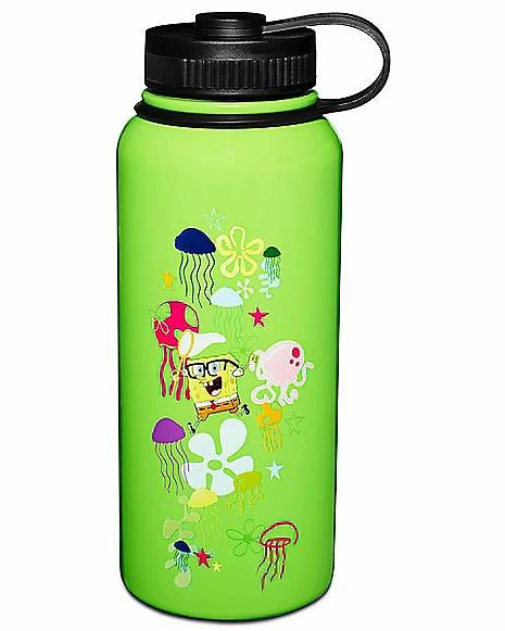 Cheapest ๐งจ Jellyfishing SpongeBob SquarePants Water Bottle - 34 oz. ๐ 3 Cheapest ๐งจ Jellyfishing SpongeBob SquarePants Water Bottle - 34 oz. ๐