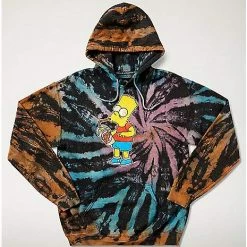 New ๐ฏ Tie Dye Bart Simpson Squishee Hoodie - The Simpsons ๐ฅฐ