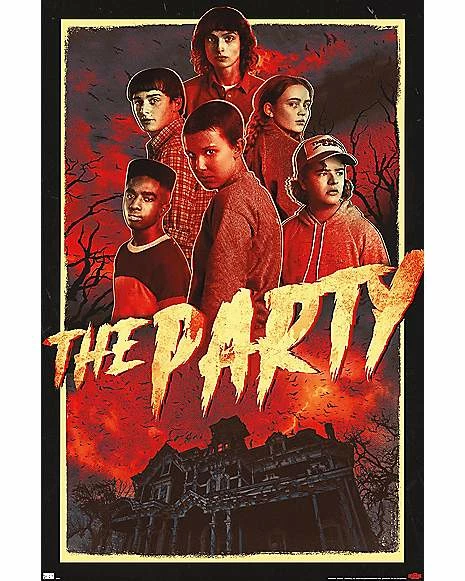 Best Sale ๐งจ The Party Stranger Things Poster ๐ฅ