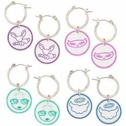 Best reviews of 👍 Multi-Pack Bratz Symbols Hoop Dangle Earrings - 4 Pairs ⌛