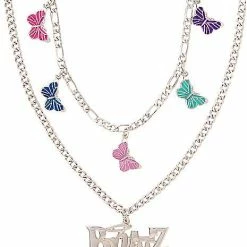 Wholesale 👏 Bratz Butterfly Double Strand Chain Necklace 🥰