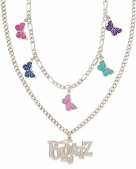 Wholesale ๐ Bratz Butterfly Double Strand Chain Necklace ๐ฅฐ 3 Wholesale ๐ Bratz Butterfly Double Strand Chain Necklace ๐ฅฐ
