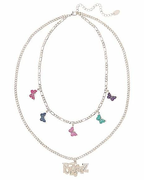 Wholesale ๐ Bratz Butterfly Double Strand Chain Necklace ๐ฅฐ 4 Wholesale ๐ Bratz Butterfly Double Strand Chain Necklace ๐ฅฐ - Image 2