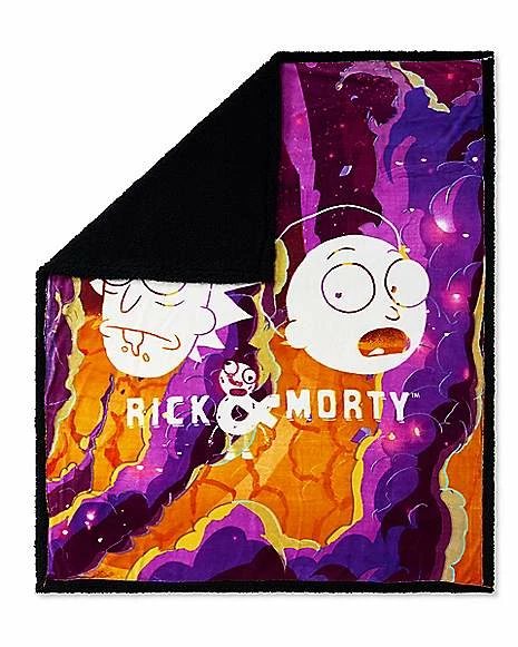 Cheap ๐ Swirl Rick & Morty Fleece Blanket - Rick and Morty ๐ฏ 4 Cheap ๐ Swirl Rick & Morty Fleece Blanket - Rick and Morty ๐ฏ - Image 2
