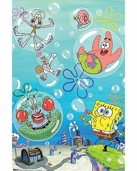 Wholesale ๐ Bubble SpongeBob SquarePants Poster โ 3 Wholesale ๐ Bubble SpongeBob SquarePants Poster โ