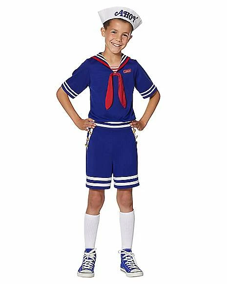 Promo π Kids Steve Scoops Ahoy Costume - Stranger Things π€©