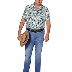 Buy 🎉 Hopper Button Down Plus Size 👚 Shirt - Stranger Things 🥰