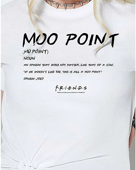 Coupon ๐ Moo Point Definition T ๐ Shirt - Friends โญ 4 Coupon ๐ Moo Point Definition T ๐ Shirt - Friends โญ - Image 2