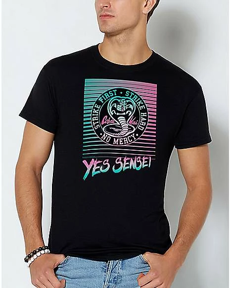 Best Pirce ๐ Yes Sensei T ๐ Shirt - Cobra Kai โ