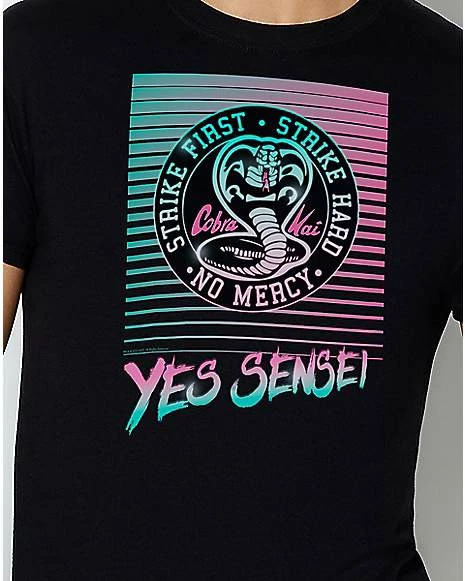 Best Pirce ๐ Yes Sensei T ๐ Shirt - Cobra Kai โ - Image 2