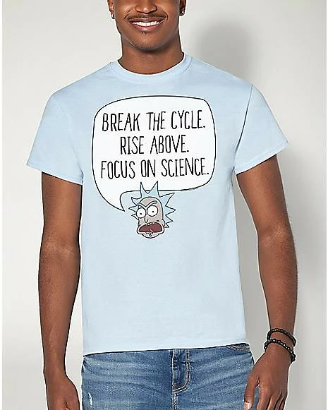 Outlet ❤️ Break the Cycle T 👕 Shirt - Rick and Morty 🔥 3 Outlet ❤️ Break the Cycle T 👕 Shirt - Rick and Morty 🔥