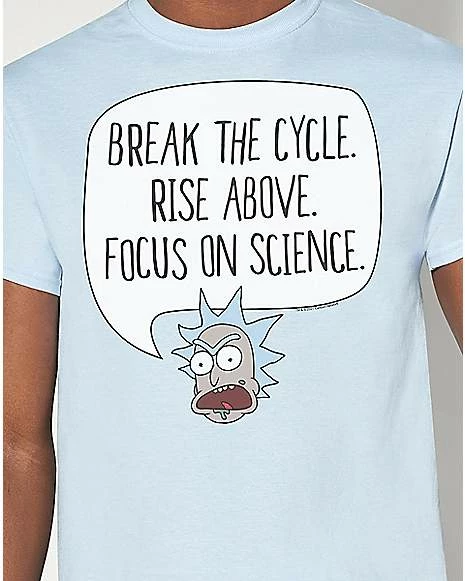 Outlet ❤️ Break the Cycle T 👕 Shirt - Rick and Morty 🔥 4 Outlet ❤️ Break the Cycle T 👕 Shirt - Rick and Morty 🔥 - Image 2