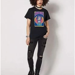 Deals 🎁 Psychedelic Poster T 👚 Shirt - Rick and Morty 🤩 -Spencer's Shop 07633969 f