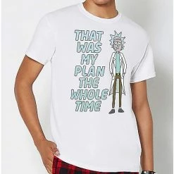 Flash Sale 👏 Rick's Plan T 👕 Shirt - Rick and Morty 🎉