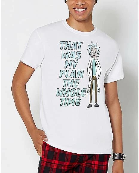 Flash Sale 👏 Rick's Plan T 👕 Shirt - Rick and Morty 🎉 3 Flash Sale 👏 Rick's Plan T 👕 Shirt - Rick and Morty 🎉