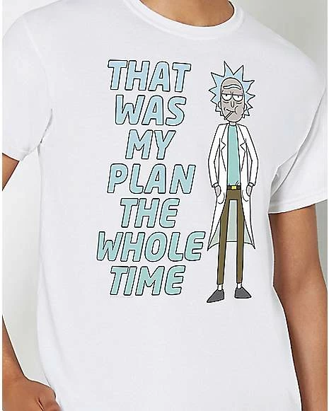 Flash Sale 👏 Rick's Plan T 👕 Shirt - Rick and Morty 🎉 4 Flash Sale 👏 Rick's Plan T 👕 Shirt - Rick and Morty 🎉 - Image 2
