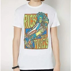 Hot Sale ๐คฉ Psychedelic Swirl Rick and Morty T ๐ Shirt ๐คฉ