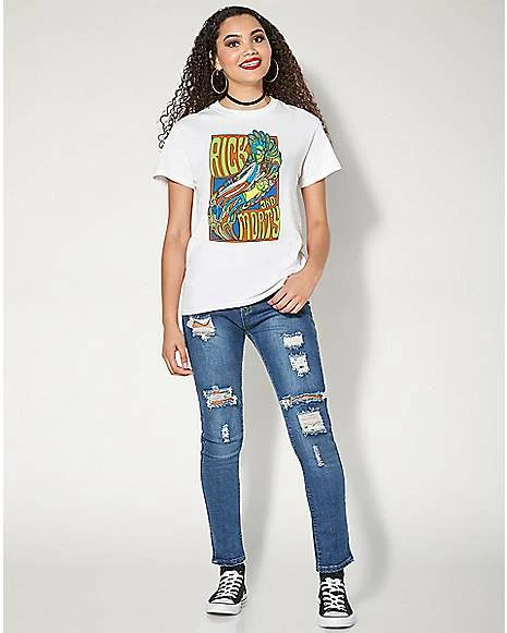 Hot Sale 🤩 Psychedelic Swirl Rick and Morty T 👚 Shirt 🤩 8 Hot Sale 🤩 Psychedelic Swirl Rick and Morty T 👚 Shirt 🤩 - Image 6
