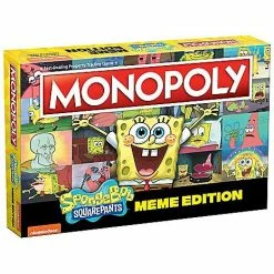 Best deal 💯 Monopoly - SpongeBob Meme Edition 🥰