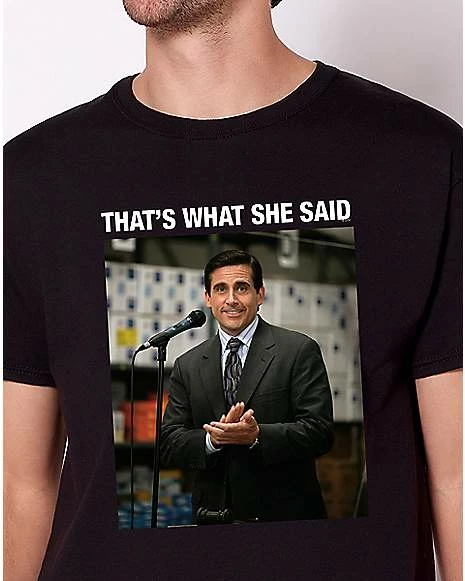 Best reviews of ๐ That's What She Said T ๐ Shirt - The Office โ 4 Best reviews of ๐ That's What She Said T ๐ Shirt - The Office โ - Image 2