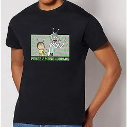 New ✨ Peace Among Worlds T 👕 Shirt - Rick and Morty ❤️