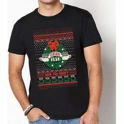 New 😉 Central Perk Wreath T 👚 Shirt - Friends 🎉
