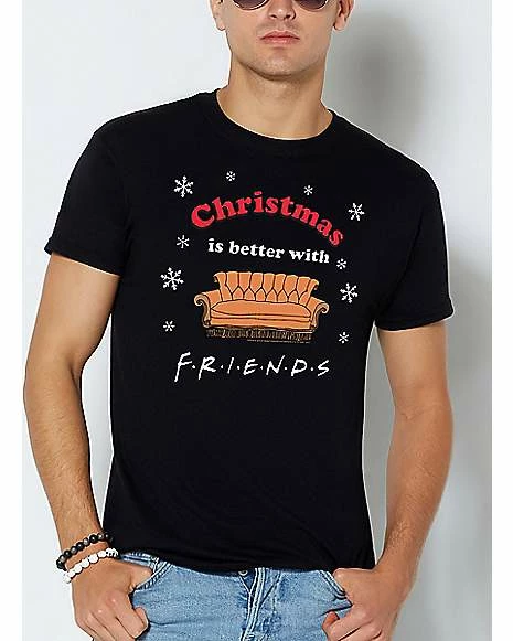 Top 10 โจ Christmas Is Better With Friends T ๐ Shirt - Friends ๐