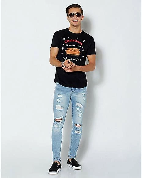 Top 10 โจ Christmas Is Better With Friends T ๐ Shirt - Friends ๐ - Image 3