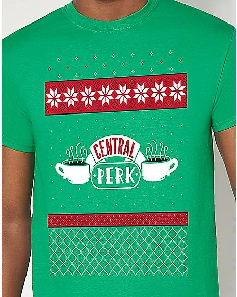 Brand new 👏 Central Perk 🎄 Christmas T 👚 Shirt - Friends 🌟 3 Brand new 👏 Central Perk 🎄 Christmas T 👚 Shirt - Friends 🌟 - Image 2