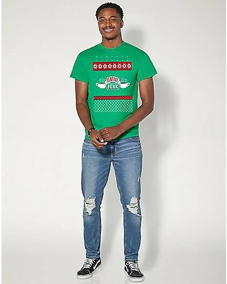 Brand new 👏 Central Perk 🎄 Christmas T 👚 Shirt - Friends 🌟 4 Brand new 👏 Central Perk 🎄 Christmas T 👚 Shirt - Friends 🌟 - Image 3